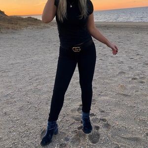 Rag & Bone black legging jeans